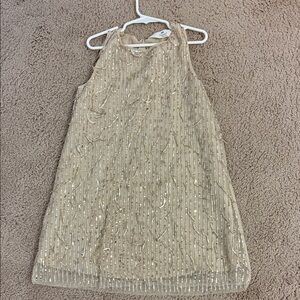 H&M Shimmering Gold Kids Dress